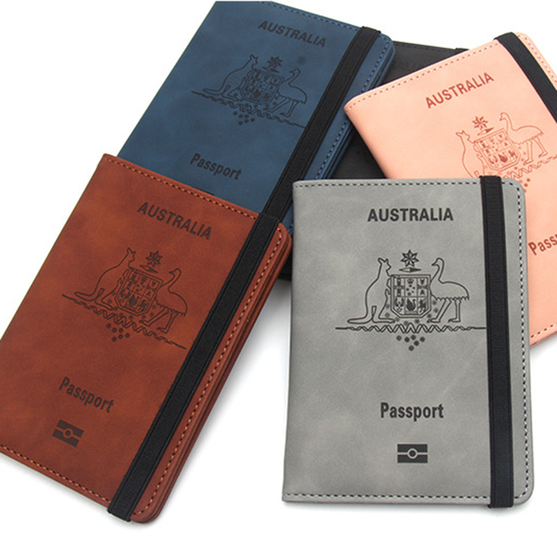 Men'S Accessories Australia - Australia okładka na paszport Rfid portfel