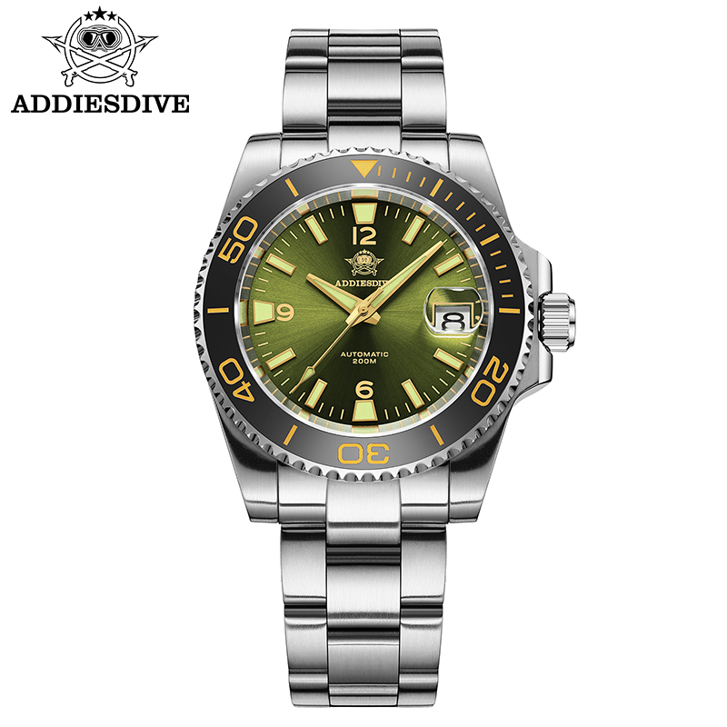 Men Accessories Bracelet - ADDIESDIVE Nowy Zegarek Nurkowy Męski Prezent