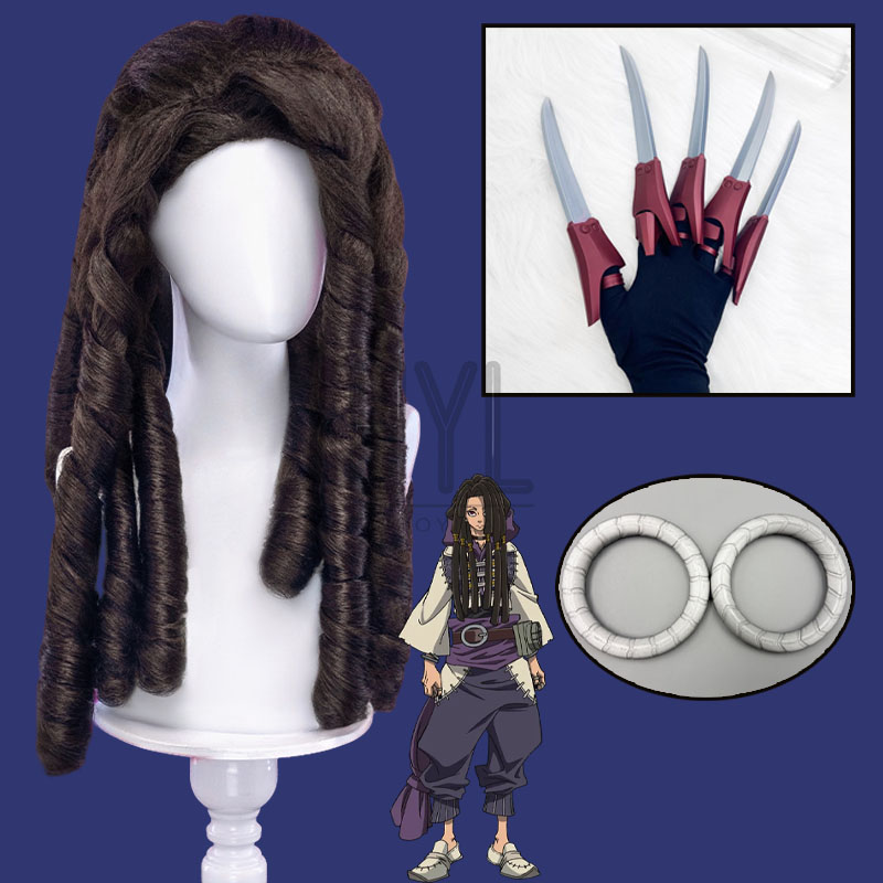 Men Accessories Wrist - Peruka cosplayowa Anime Gachiakuta Jabber Wonger,