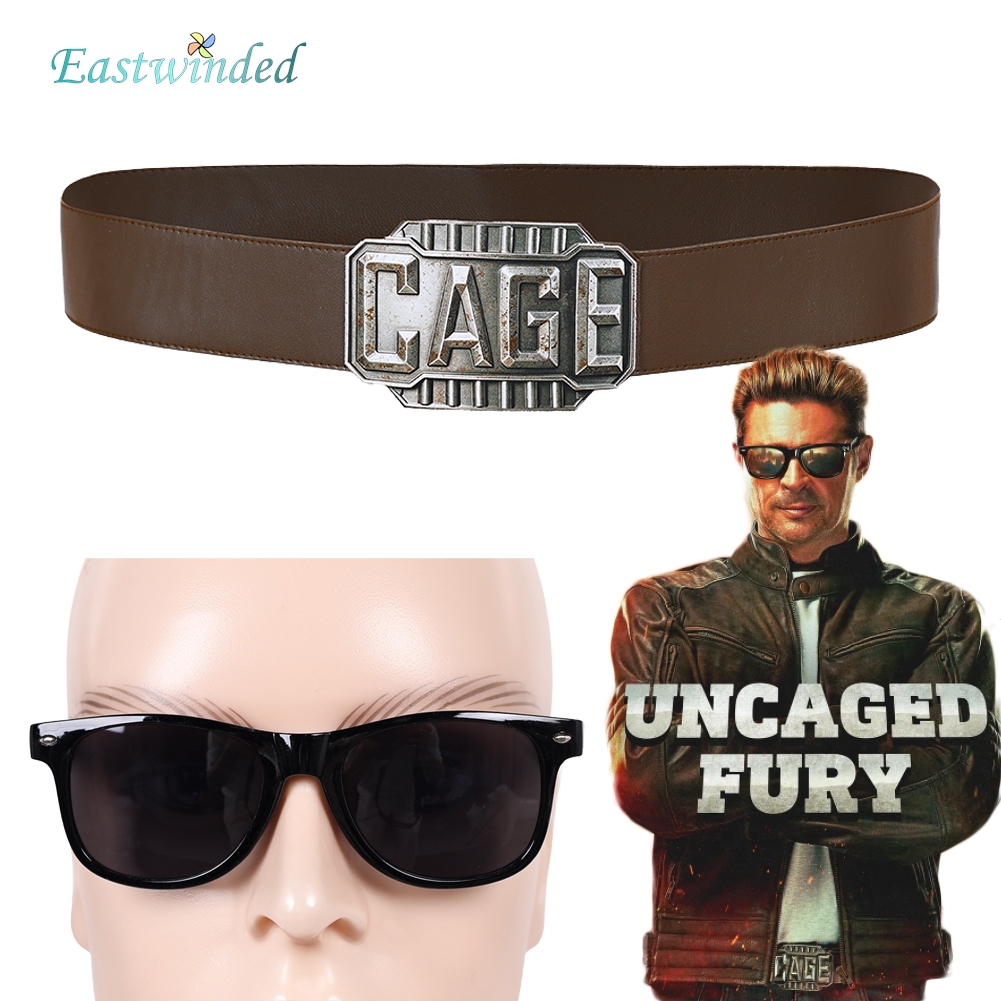 Men Accessories Mk - Okulary do cosplayu Johnny'ego Cage'a MK