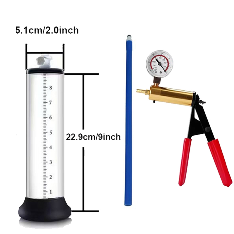 Men Accessories Combo Set - Pompa próżniowa do penisa powiększająca, masturbacja