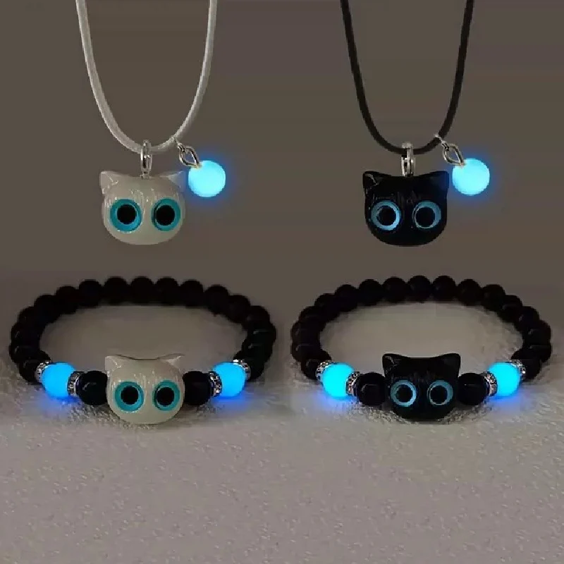 Men Accessories Wrist - Świecące Bransoletki dla Par Naszyjniki dla