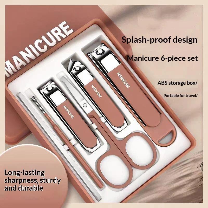 Men Accessories Combo Set - Zestaw do manicure ze stali nierdzewnej,