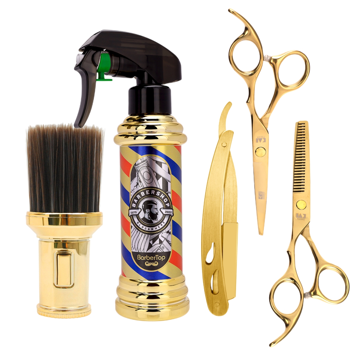 Men Accessories Combo Set - 5PCS Zestaw narzędzi do stylizacji fryzjerskiej