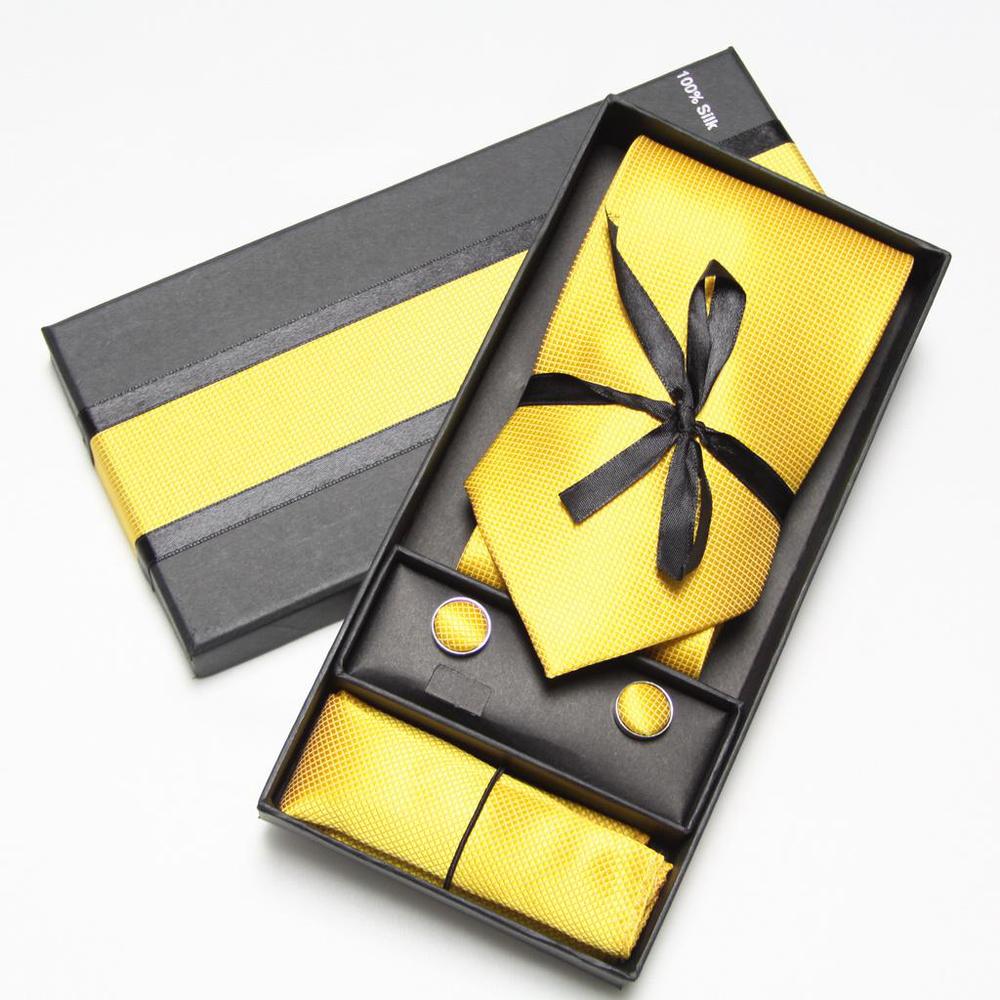 Zestaw krawatów, spinki do man – Men Accessories Combo Set recenzja i cena