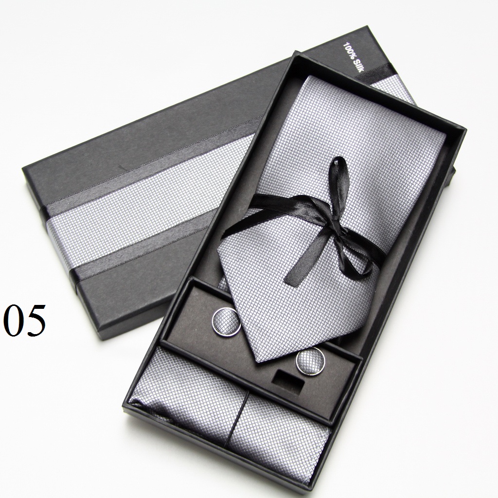 Zestaw krawatów, spinki do man – Men Accessories Combo Set recenzja i cena