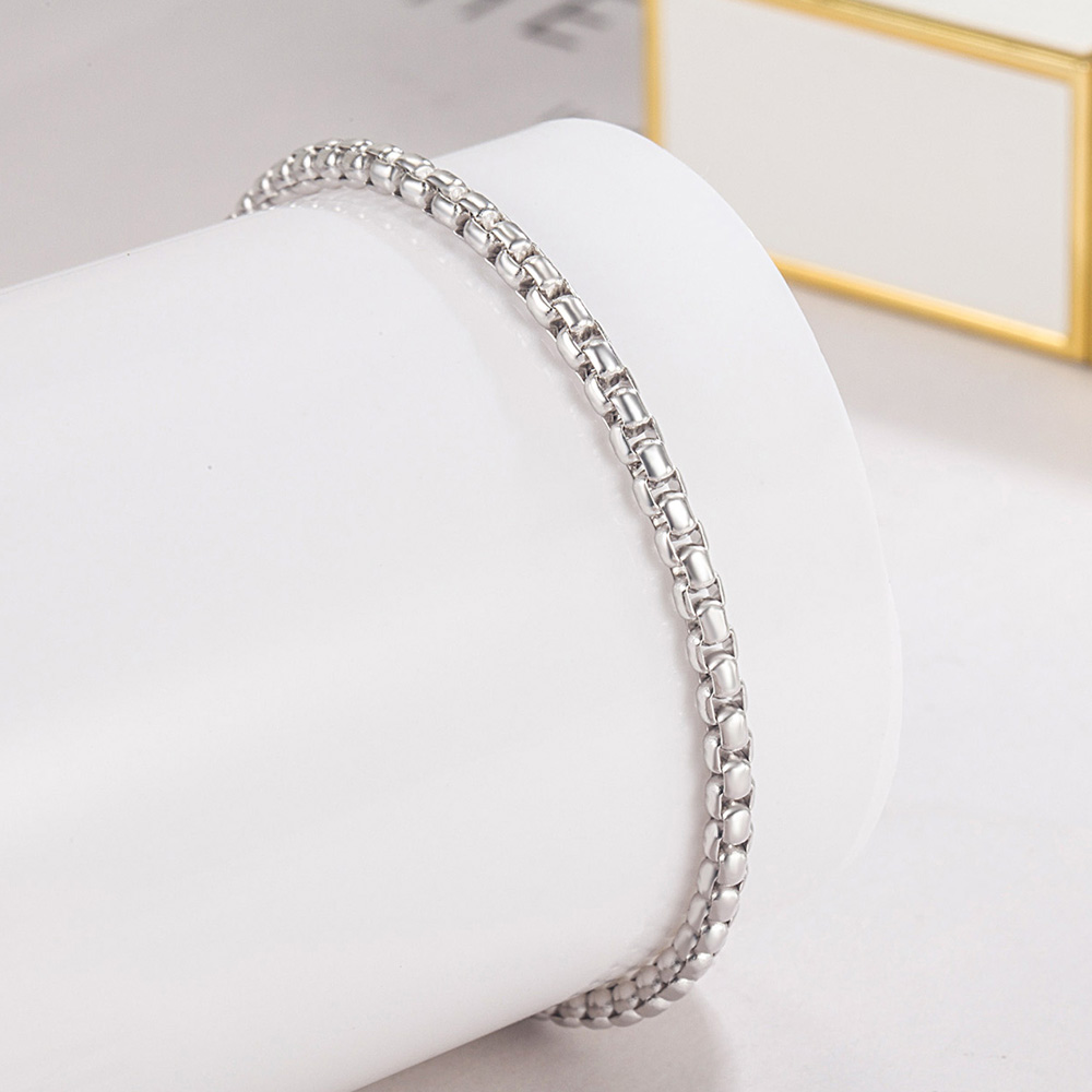 Bransoletka unisex ze srebra p – Men Accessories Chain And Bracelet recenzja i cena