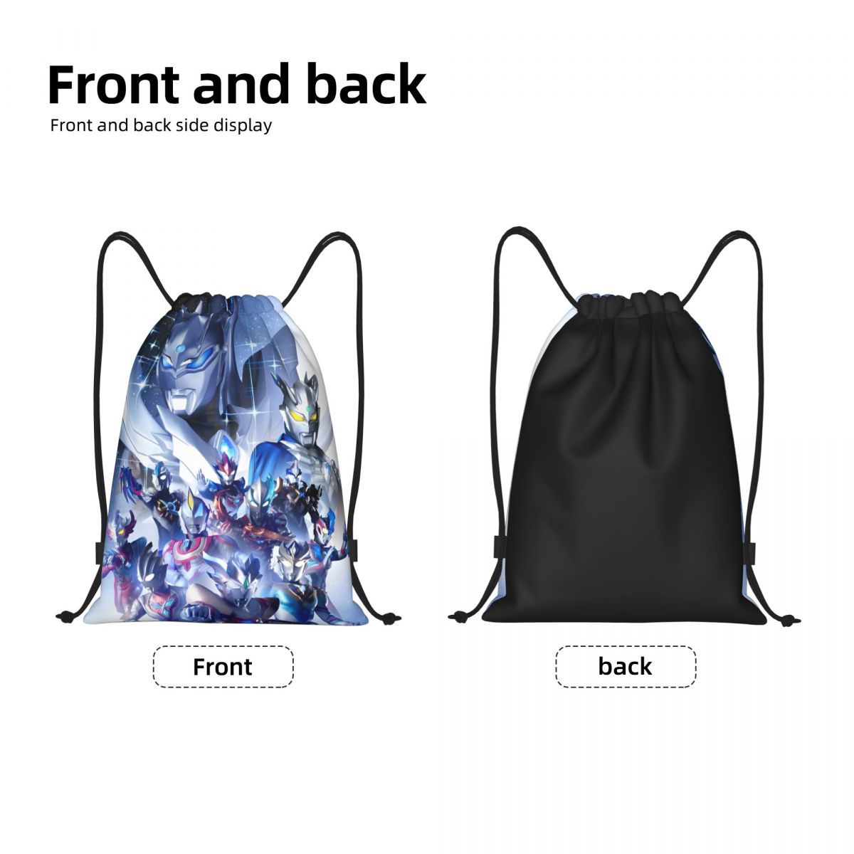 Plecak ze sznurkiem Cartoon U- – Men Accessories Shop recenzja i cena
