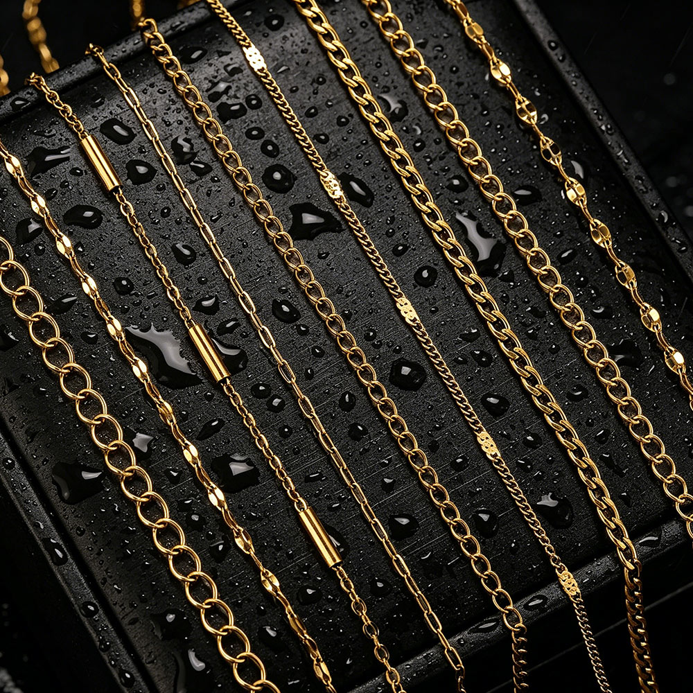 2-metrowe łańcuszki ze stali n – Men Accessories Bracelet recenzja i cena
