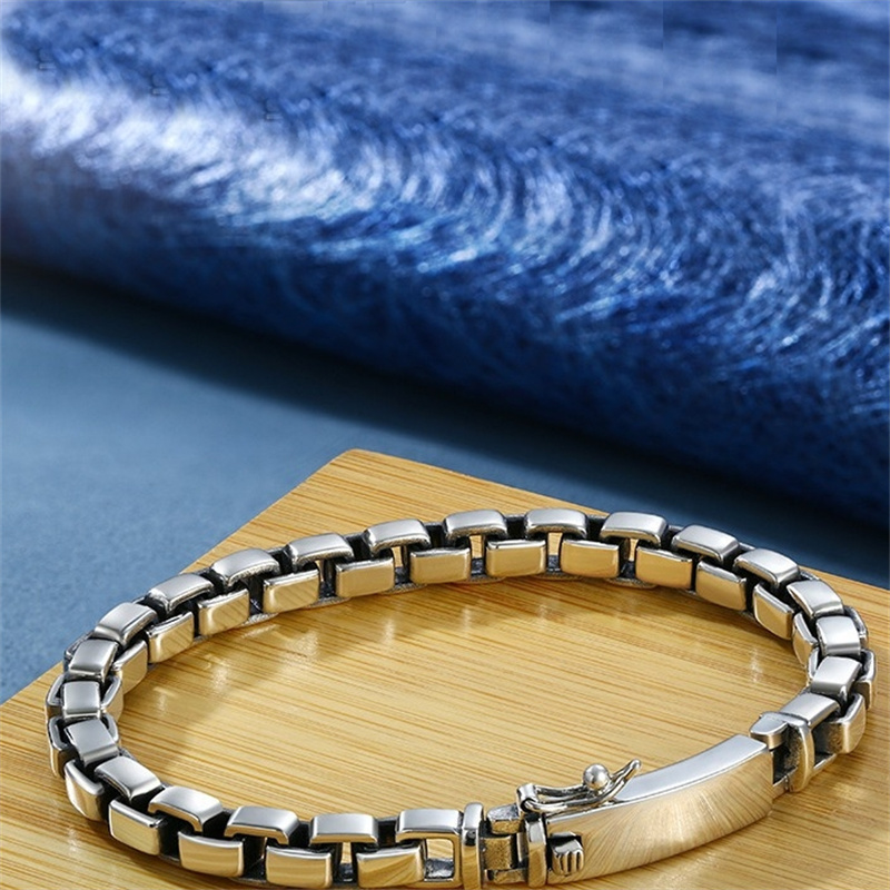 Bransoletka męska vintage z ła – Men Accessories Chain And Bracelet recenzja i cena