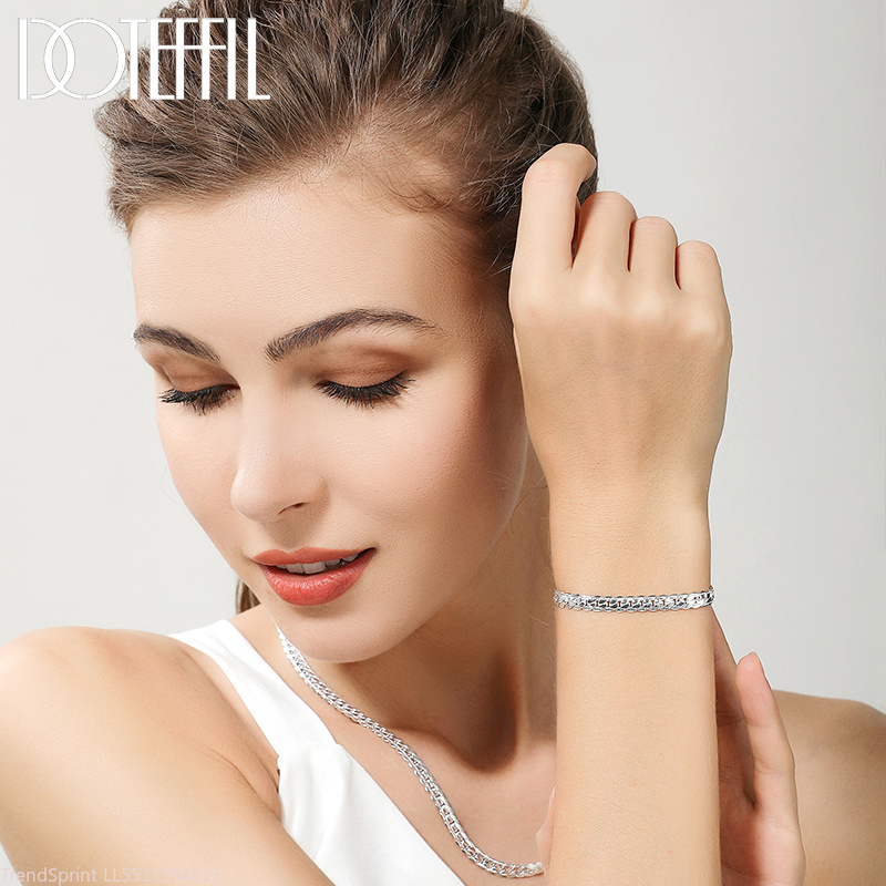 Męski i damski zestaw biżuteri – Men Accessories Chain And Bracelet recenzja i cena