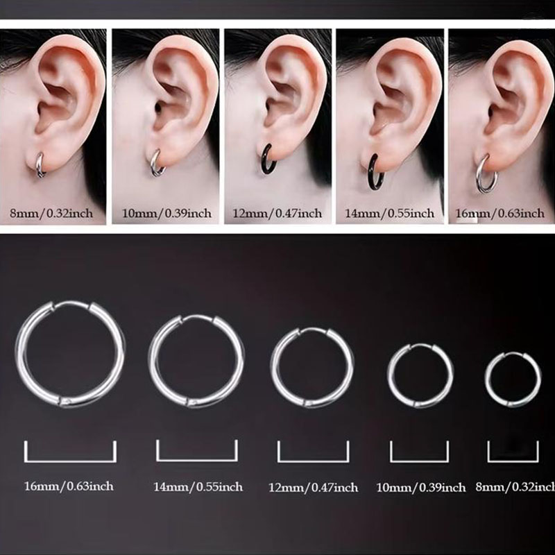 5 szt. Minimalistyczne kolczyk – Men'S Minimalist Accessories recenzja i cena