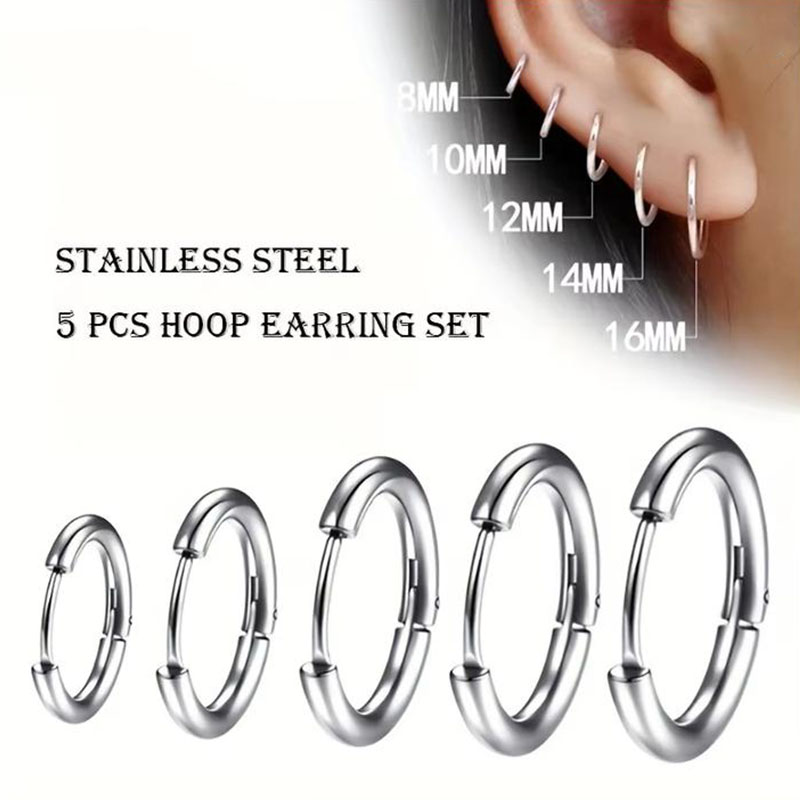 5 szt. Minimalistyczne kolczyk – Men'S Minimalist Accessories recenzja i cena